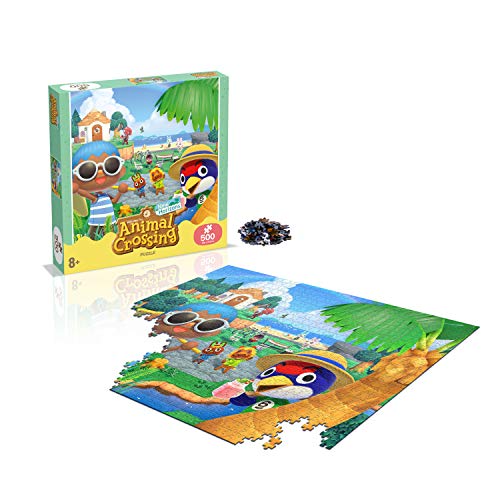 Puzle de 500 Piezas de Animal Crossing – Top Trumps – Rompecabezas para Niños y Adultos