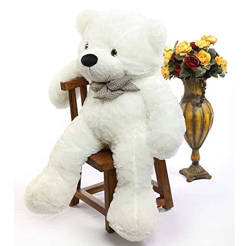 QIANGUANG Almohada Gigante Oso de Peluche Oso de Peluche Grande de XXL (Blanco)