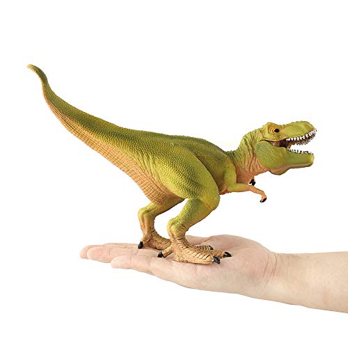 qianqian Jurassic World- Mandibula Extrema T Rex Dinosaurio de Juguete de Dinosaurio Seguro e Inodoro, de plástico Suave, Pintado a Mano, Regalo de cumpleaños para niños y niñas