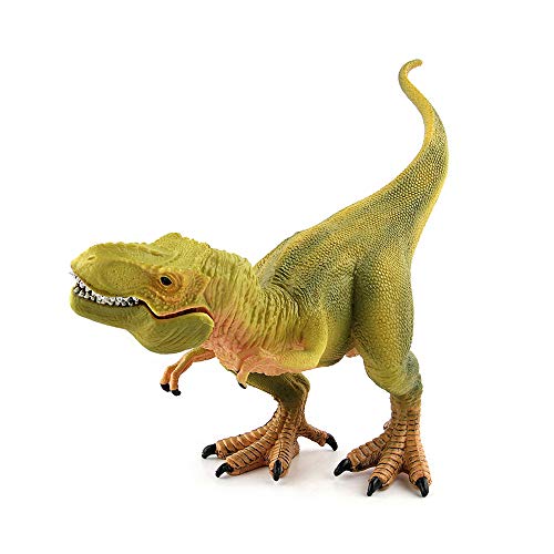 qianqian Jurassic World- Mandibula Extrema T Rex Dinosaurio de Juguete de Dinosaurio Seguro e Inodoro, de plástico Suave, Pintado a Mano, Regalo de cumpleaños para niños y niñas