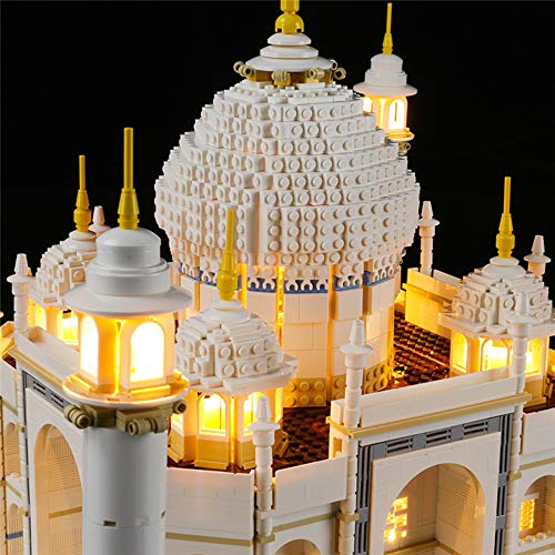 QJXF Juego De Luces USB Compatible con Lego Creator Experto Taj Mahal 10256, LED Light Kit para (Taj Mahal) De Bloques De Creación De Modelos (No Incluido Modelo)