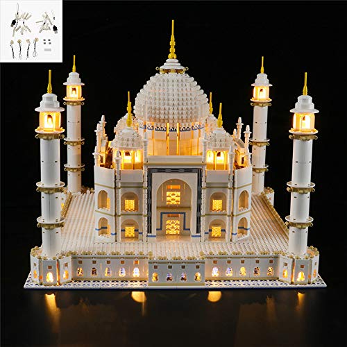 QJXF Juego De Luces USB Compatible con Lego Creator Experto Taj Mahal 10256, LED Light Kit para (Taj Mahal) De Bloques De Creación De Modelos (No Incluido Modelo)