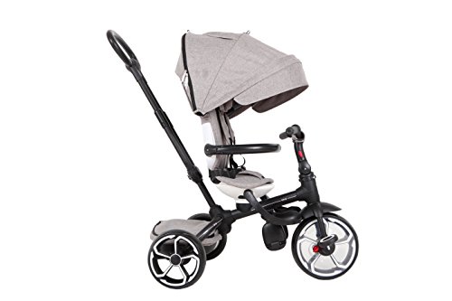 QPLAY - Prime Triciclo evolutivo 3 en 1, Color Gris, QP100.08