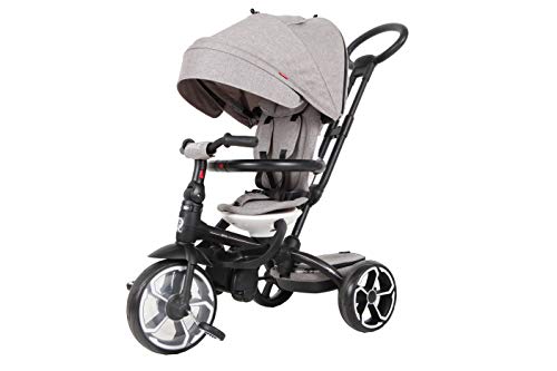 QPLAY - Prime Triciclo evolutivo 3 en 1, Color Gris, QP100.08