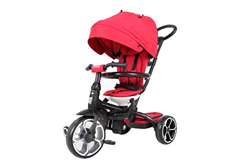 QPLAY - Prime Triciclo evolutivo 3 en 1, Color Rojo, QP100.05