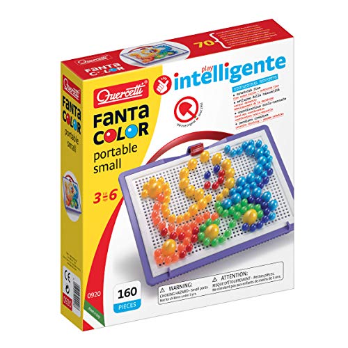 Quercetti Fantacolor 0920 - Juego de piezas para crear figuras (160 piezas) , color/modelo surtido