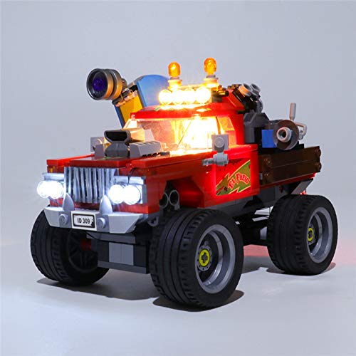 QZPM Kit De Iluminación Led para Lego Hidden Side Camión Acrobático De El Fuego Compatible con Ladrillos De Construcción Lego Modelo 70421, Juego De Legos No Incluido