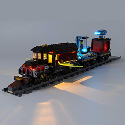 QZPM Kit De Iluminación Led para Lego Hidden Side Expreso Fantasma, Compatible con Ladrillos De Construcción Lego Modelo 70424(Juego De Legos No Incluido)