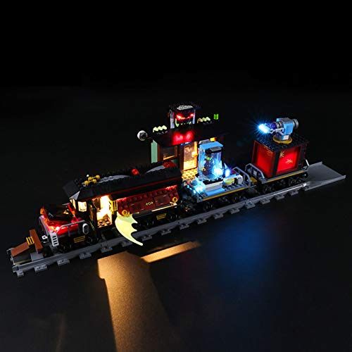 QZPM Kit De Iluminación Led para Lego Hidden Side Expreso Fantasma, Compatible con Ladrillos De Construcción Lego Modelo 70424(Juego De Legos No Incluido)