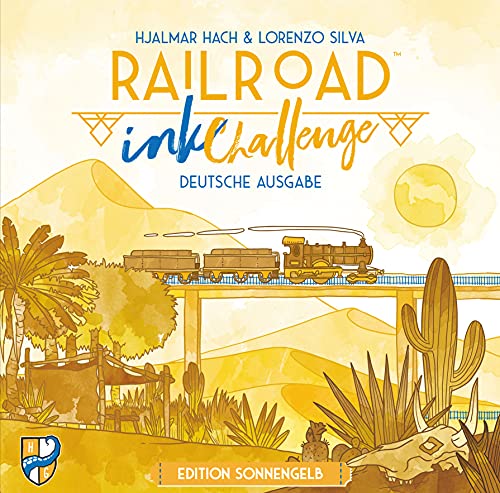 Railroad Ink Edition - Juego de Dados (1-4 Jugadores, a Partir de 8 años), Color Amarillo