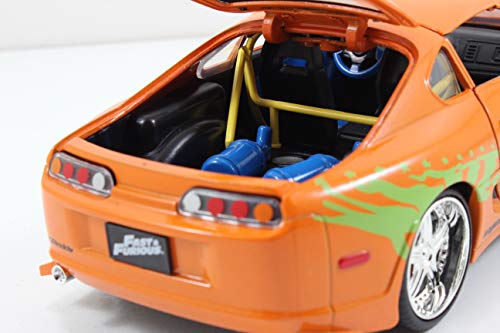 RÁPIDO Y Furious 1995 Toyota Supra 1:24 Escala Die-Cast Replica Car