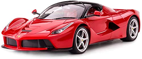 RASTAR Coche de juguete Ferrari con mando a distancia, 1:14 rojo Ferrari, coche con control remoto La Ferrari