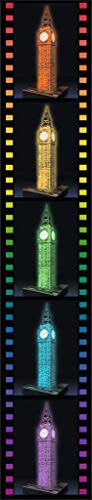 Ravensburger 125883, Puzzle 3D, Big Ben, Edición Nocturna, 216 Piezas, Edad Recomendada 8+, Puzzle Londres