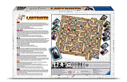 Ravensburger 26031, Labyrinth Harry Potter, Versión Española, Juego de Mesa, Jugadores 2-4, Edad Recomendada 7+