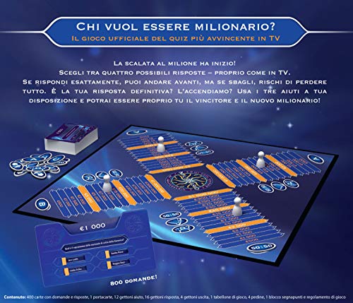 Ravensburger 26273 Chi Vuol ser Milionario Juego de Mesa para 2 – 5 Jugadores, Edad Recomendada 12 +