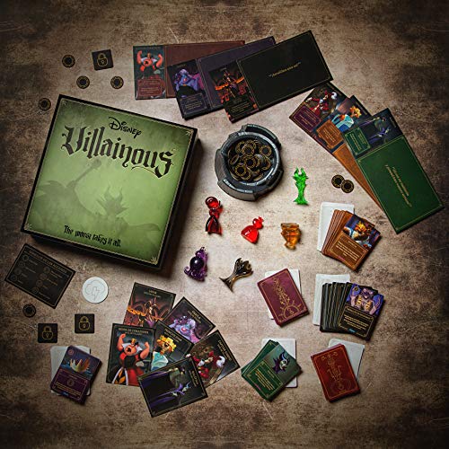 Ravensburger 26275 Disney Villainous, Versión Española, Juego de Mesa, 2-6 Jugadores, Edad Recomendada 10+