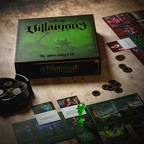 Ravensburger 26275 Disney Villainous, Versión Española, Juego de Mesa, 2-6 Jugadores, Edad Recomendada 10+