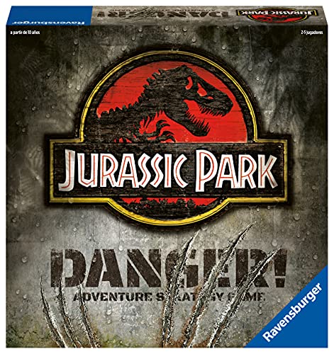 Ravensburger 269884 Jurassic Park Danger, Juego de Mesa, 2-5 Jugadores, Edad Recomendada 10+, Juegos de Mesa Familiares