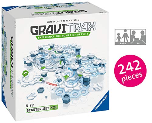 Ravensburger 27615, GraviTrax Starter Set XXL, Juego construcciones STEM, +200 componentes, Edad recomendada 8+ [Exclusivo en Amazon]