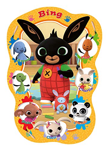 Ravensburger-5563 Ravensburger Bing Bunny - Rompecabezas de Piso Gigante de 24 Piezas, para niños a Partir de 3 años, Multicolor (5563)