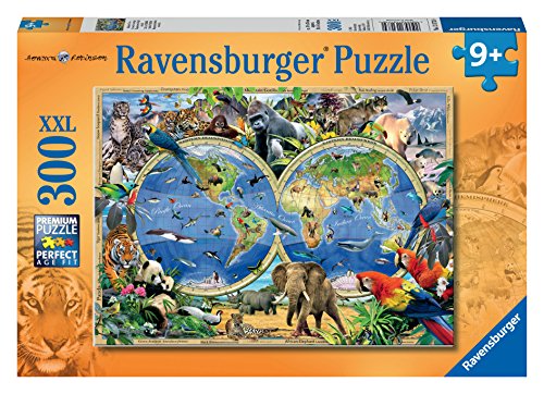 Ravensburger - Animales Salvajes, Puzzle de 300 Piezas XXL (13173 0)