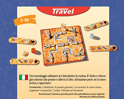 Ravensburger Juego de Viaje La Cucaracha, Color, Miscelanea (234141)