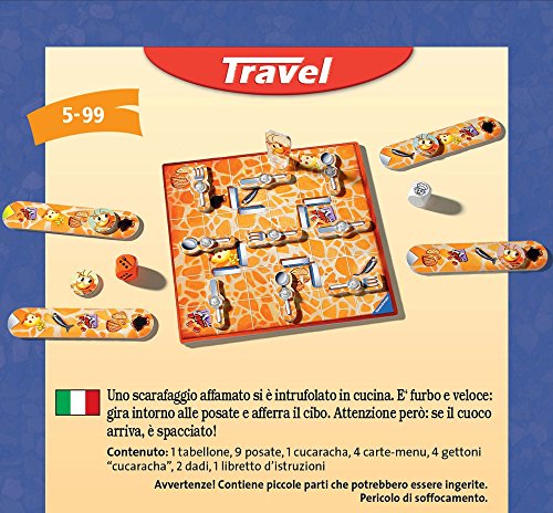 Ravensburger Juego de Viaje La Cucaracha, Color, Miscelanea (234141)