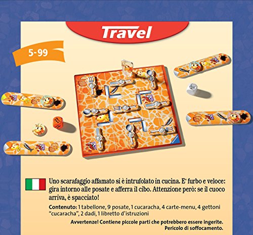 Ravensburger Juego de Viaje La Cucaracha, Color, Miscelanea (234141)