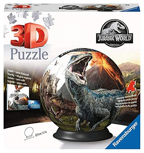 Ravensburger- Jurassic Park/World Puzzle 3D, Multicolor (1)