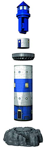 Ravensburger- Lighthouse at Night puzzle phare, Color autre (125777) , color, modelo surtido