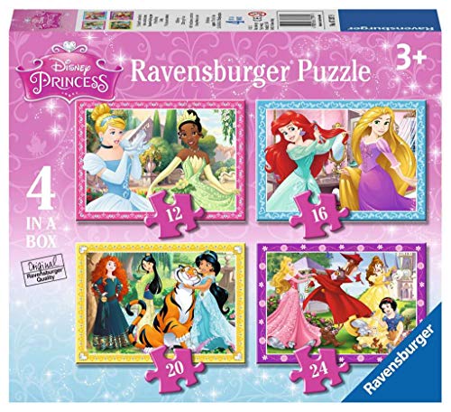 Ravensburger Princesas Disney - Puzzle 4 en la Caja 07397 9