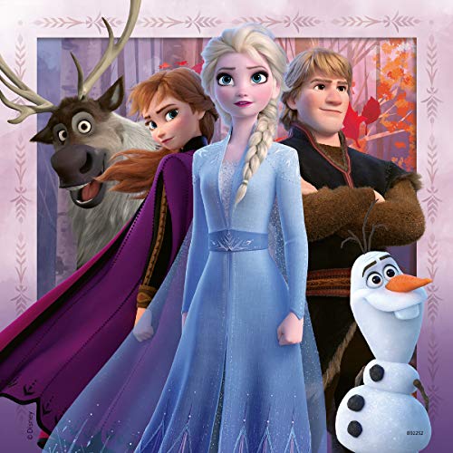 Ravensburger Puzzle 05011, Frozen 2, Puzzle 3x49 Piezas, Puzzle Niños, Edad Recomendada 5+ , Rompecabezas Ravensburger