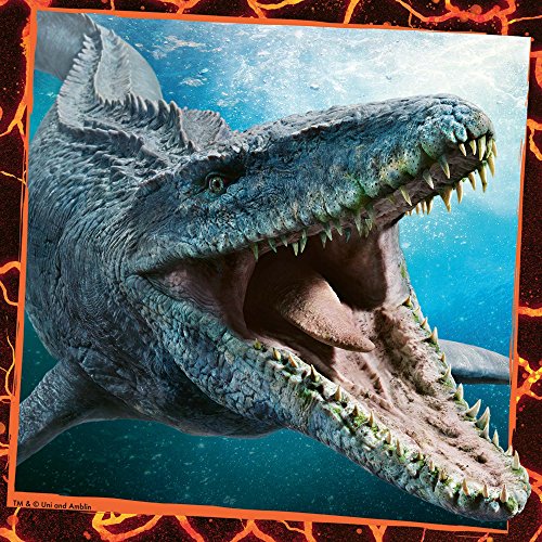 Ravensburger - Puzzle 3 x 49, Jurassic World (08054)