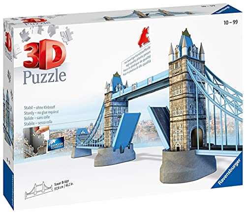 Ravensburger - Puzzle 3D, diseño Tower Bridge (12559 3)