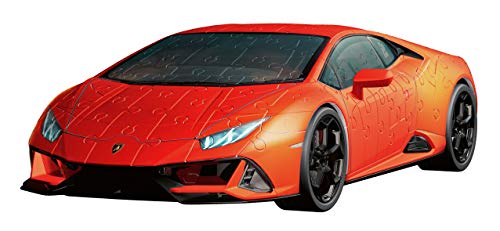 Ravensburger Puzzle 3D, Lamborghini Huracán EVO, 108 Piezas, Edad Recomendada 8+, Puzzle 3D Ravensburger