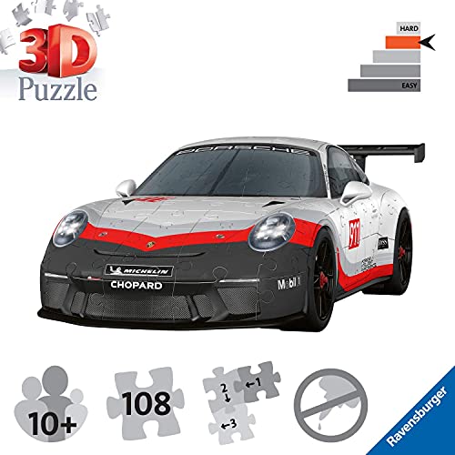 Ravensburger - Puzzle 3D Porsche 911 GT3 Cup  (11147)