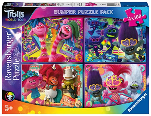 Ravensburger Puzzle 4 x 100 Bumper Pack, Multicolor (05067 3)