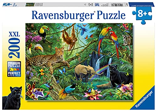 Ravensburger - Puzzle con diseño de la Jungla, 200 Piezas (12660 6)