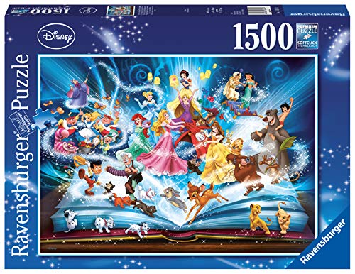 Ravensburger - Puzzle, diseño DCL El Libro mágico de los Cuentos de Disney, 1500 Piezas (16318)