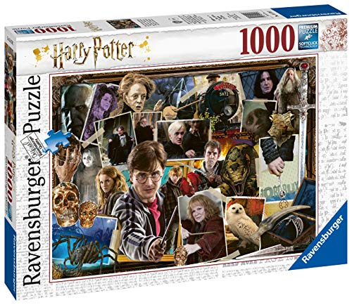 Ravensburger Puzzle Harry Potter, Harry Potter vs Voldemort, Puzzle 1000 piezas, Colección Fantasy, Rompecabezas Ravensburger de Alta Calidad, Jigsaw Puzzle