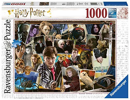 Ravensburger Puzzle Harry Potter, Harry Potter vs Voldemort, Puzzle 1000 piezas, Colección Fantasy, Rompecabezas Ravensburger de Alta Calidad, Jigsaw Puzzle