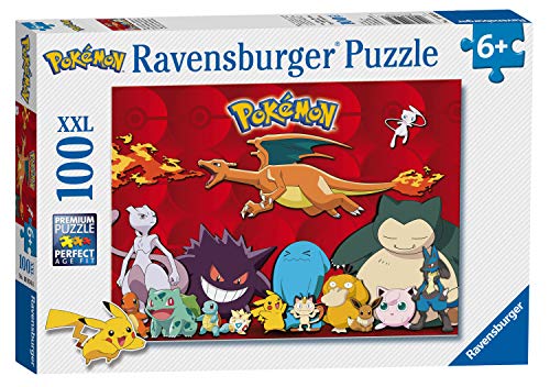 Ravensburger Puzzle, Pokemon, Puzzle 100 Piezas XXL, Puzzles para Niños, Edad Recomendada 6+, Rompecabeza de Calidad