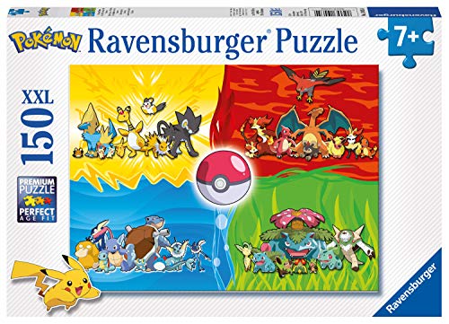 Ravensburger Puzzle, Pokémon, Puzzle 150 Piezas XXL, Puzzles para Niños, Edad Recomendada 7+, Rompecabeza de Calidad