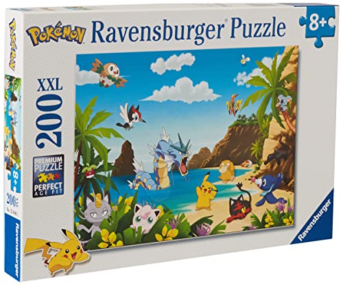 Ravensburger Puzzle, Pokemon, Puzzle 200 Piezas XXL, Puzzles para Niños, Edad Recomendada 8+, Rompecabeza de Calidad