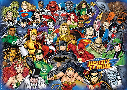 Ravensburger Puzzle, Puzzle 1000 Piezas, DC Comics Challenge, Puzzle Challenge, Puzzle Adultos, Rompecabezas Ravensburger de Calidad, Jigsaw Puzzle