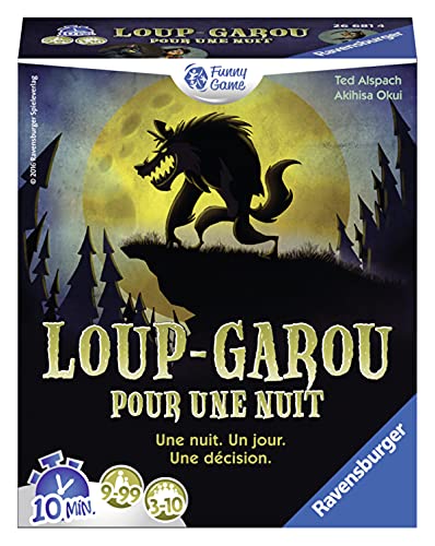 Ravensburger Werewolf for one night Juego de baraja de cartas (tematizado) - Juegos de cartas (9 año(s), Juego de baraja de cartas (tematizado) , color/modelo surtido