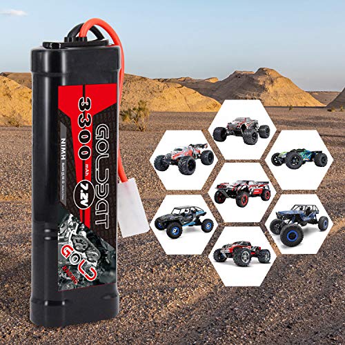 RC Akku NiMH Akku Pack3300mAh 7.2V Batterie Ersatzakku Für RC Autos Flugzeug Helikopter Boot Buggy Modellbau Autos Flugzeug Toy Spielzeug (1 Pack)