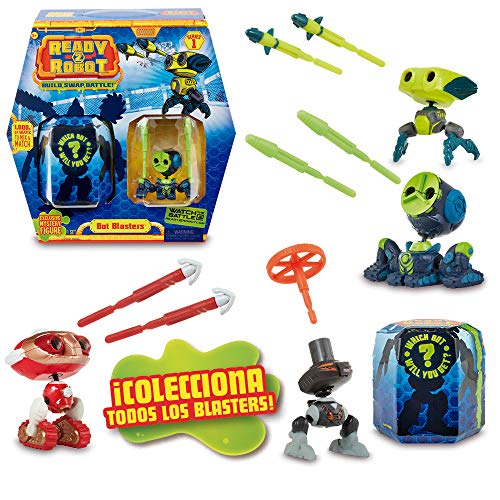 Ready 2 Robot Serie 1 - Bot Blaster Capsula Sorpresa con Lanza Misiles (Giochi Preziosi RED02000)