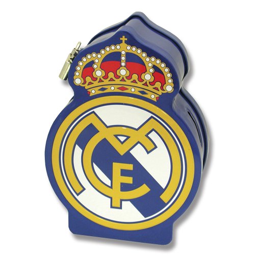 Real Madrid HM-20-RM Hucha Metal Escudo 18x13x6cm, Multicolor, 15x10x10 cm