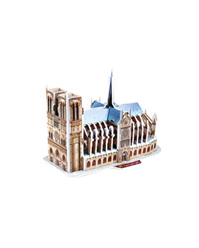 Revell 3D Puzzle- Catedral de Notre Dame, el corazón de París Descubre el Mundo en 3D, diversión para jóvenes y Mayores, Color Coloreado (121)